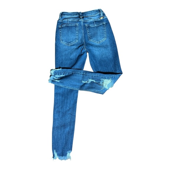 🆕KanCan Distressed Skinny Denim Jeans Sz 26 - Picture 4 of 9